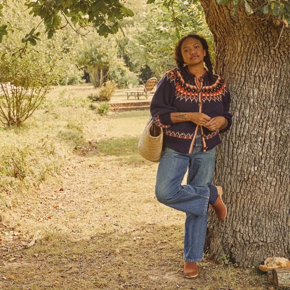 NWT DÔEN Hue Cardigan Sweater - Picture 2 of 13